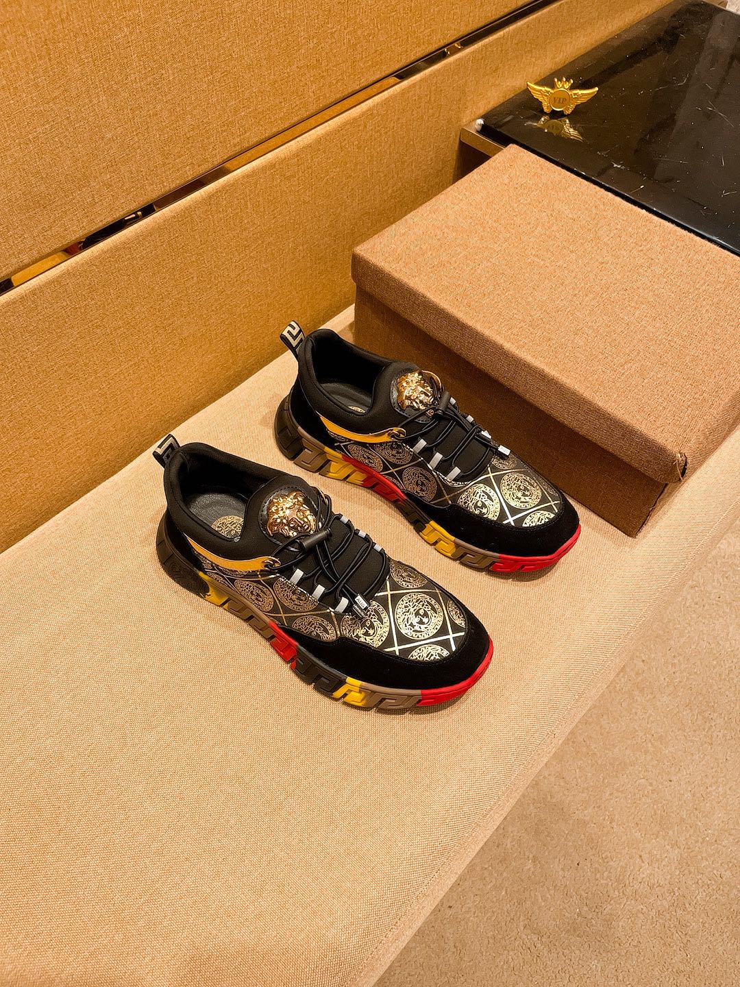 Versace Medusa Low-Top Sneakers Multicolor