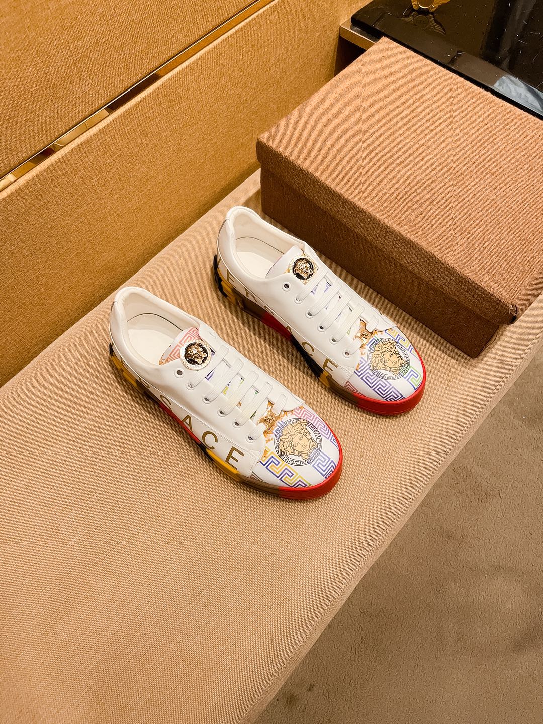 Versace Medusa Low-Top Sneakers Multicolor