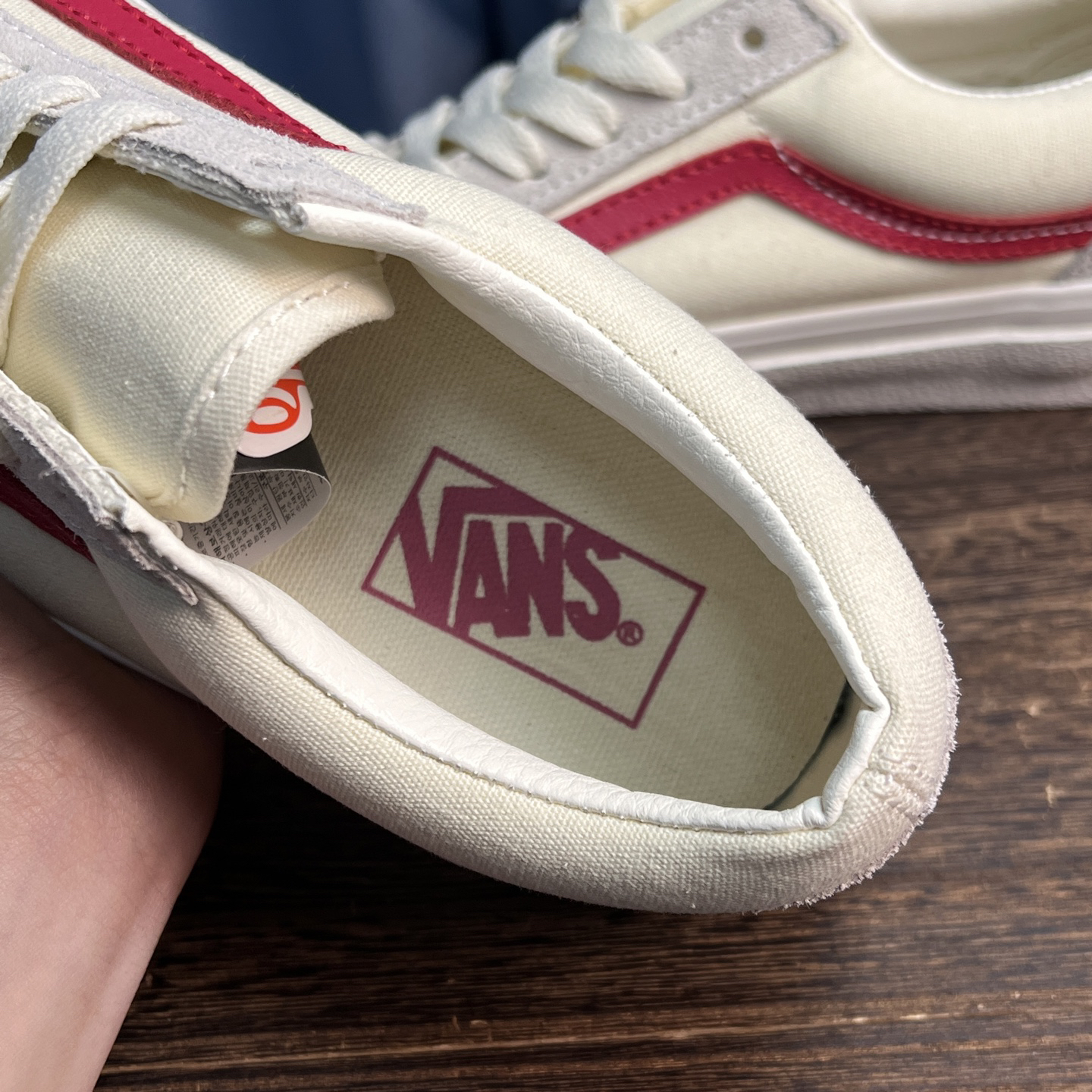 Vans Old Skool 36 Classic Skate Shoes Red/Off-White