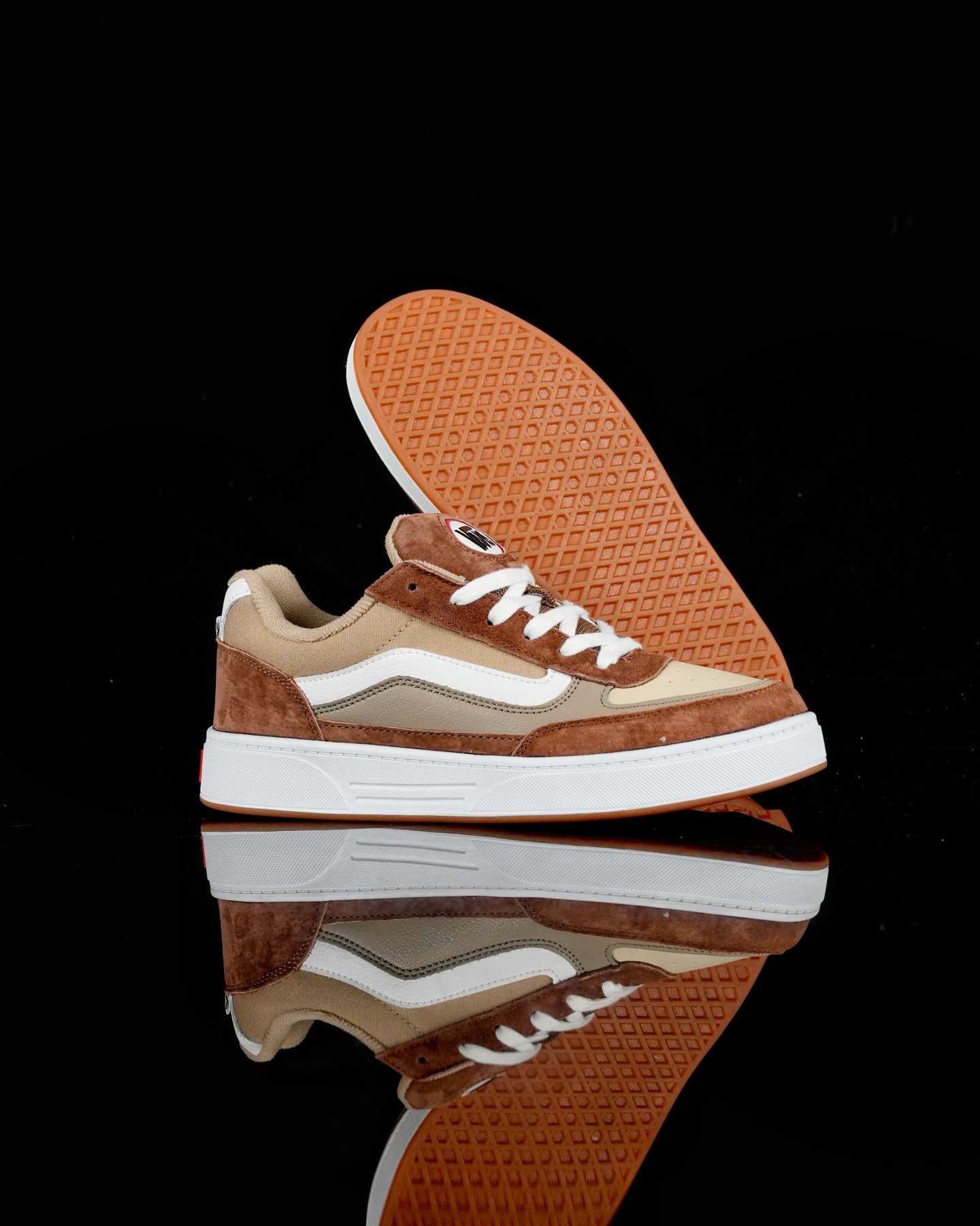 Vans Skate Estazzo Retro Skate Sneakers Brown/Khaki