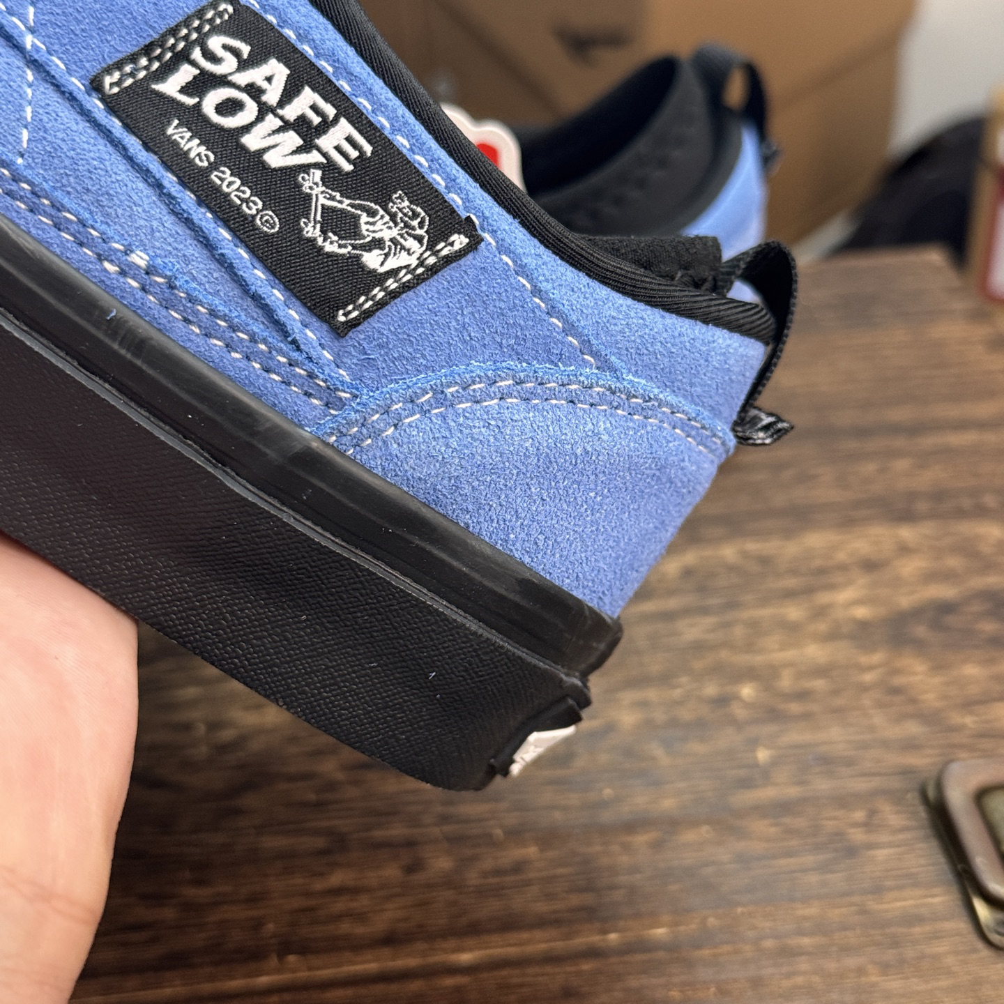 Vans Half Cab Skate Shoes Blue/Black