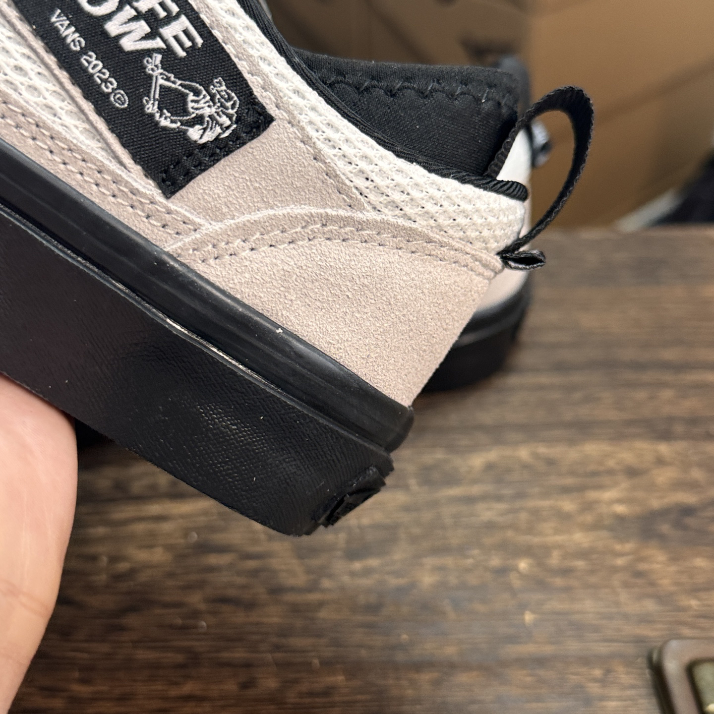 Vans Atiba Jefferson Skate Safe Low Sneakers White/Black