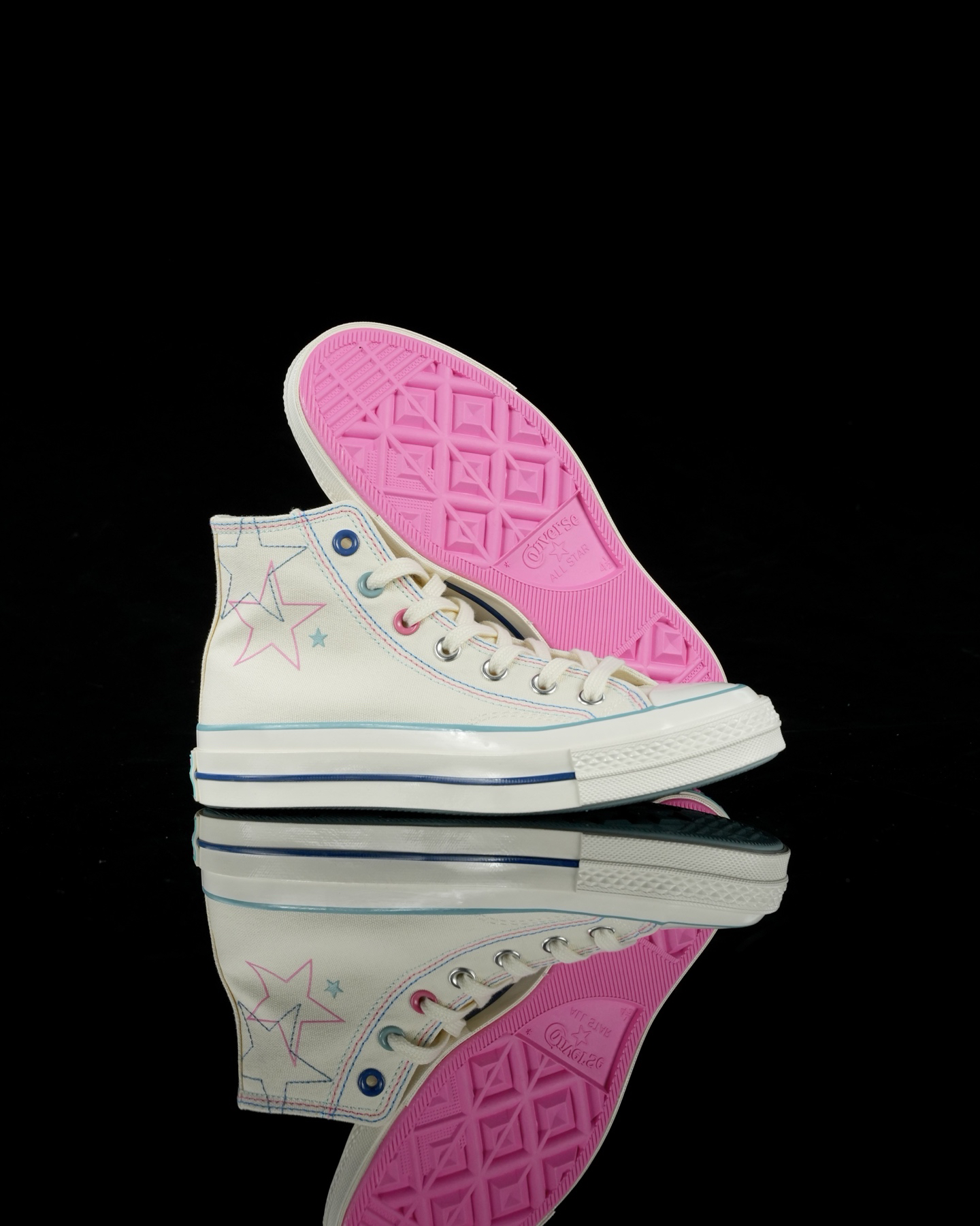 Converse Chuck 70 Star Stitch Hi-Top Multicolor