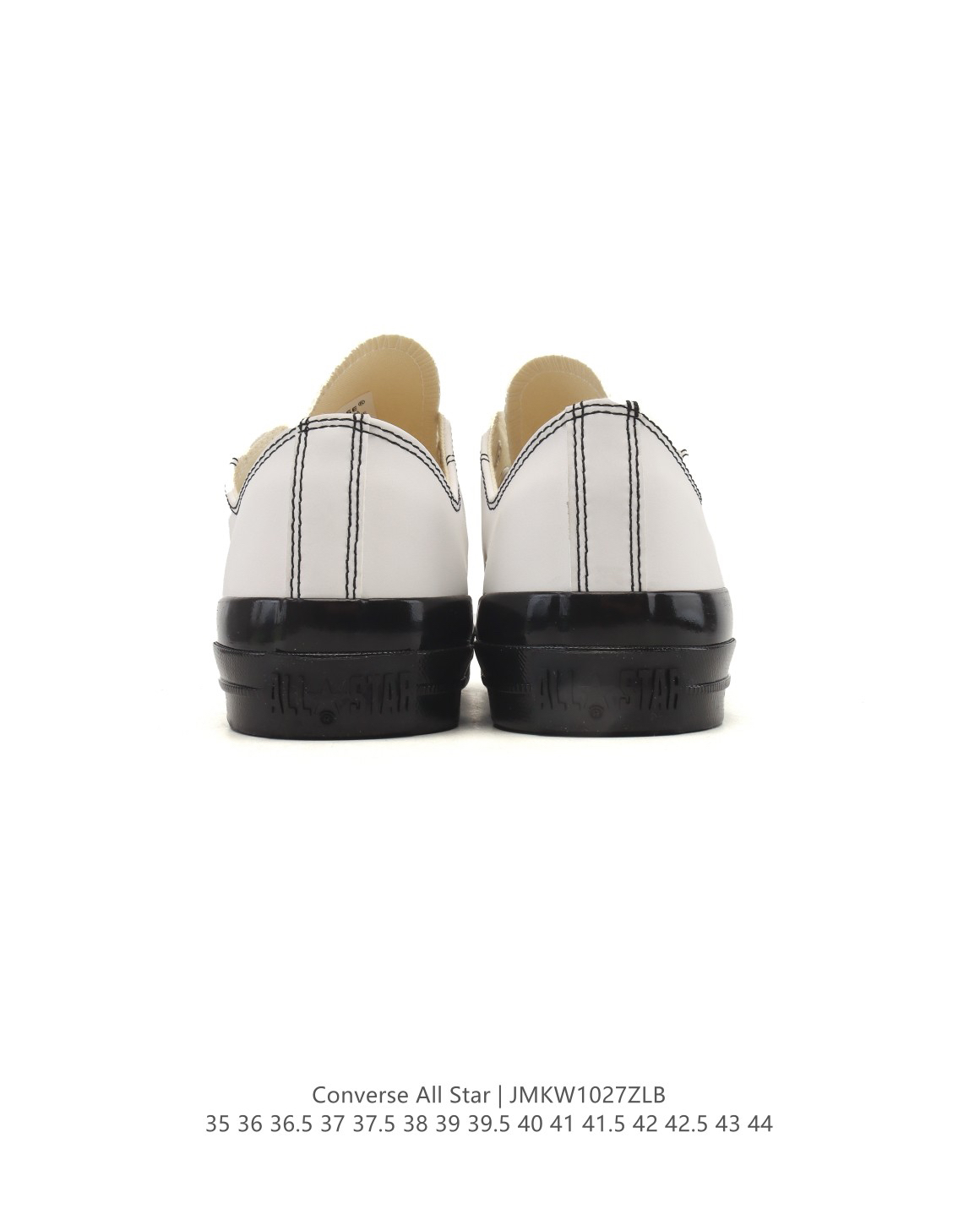 Converse All Star Low-Top Leather Sneakers White/Black