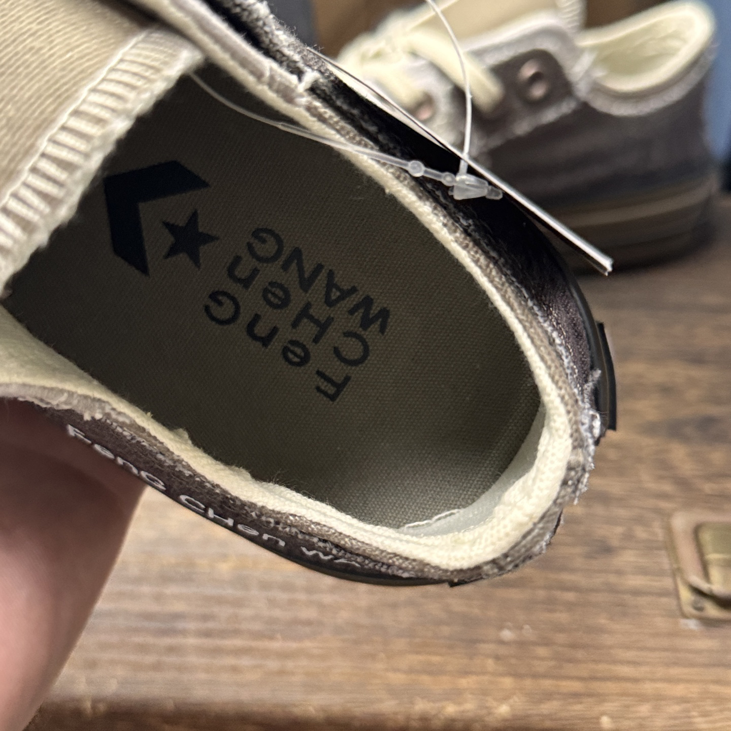 Converse x Feng Chen Wang Deconstructed Canvas Sneakers Brown