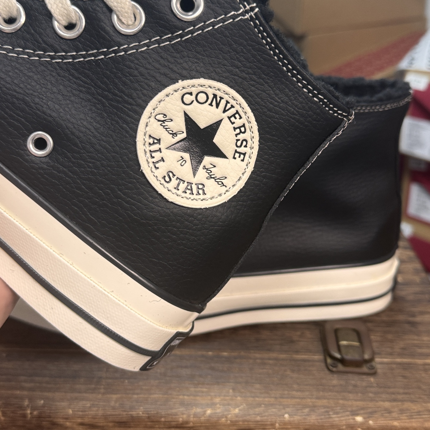 Converse Chuck Taylor All Star 1970s Sherpa High-Top Sneakers Black