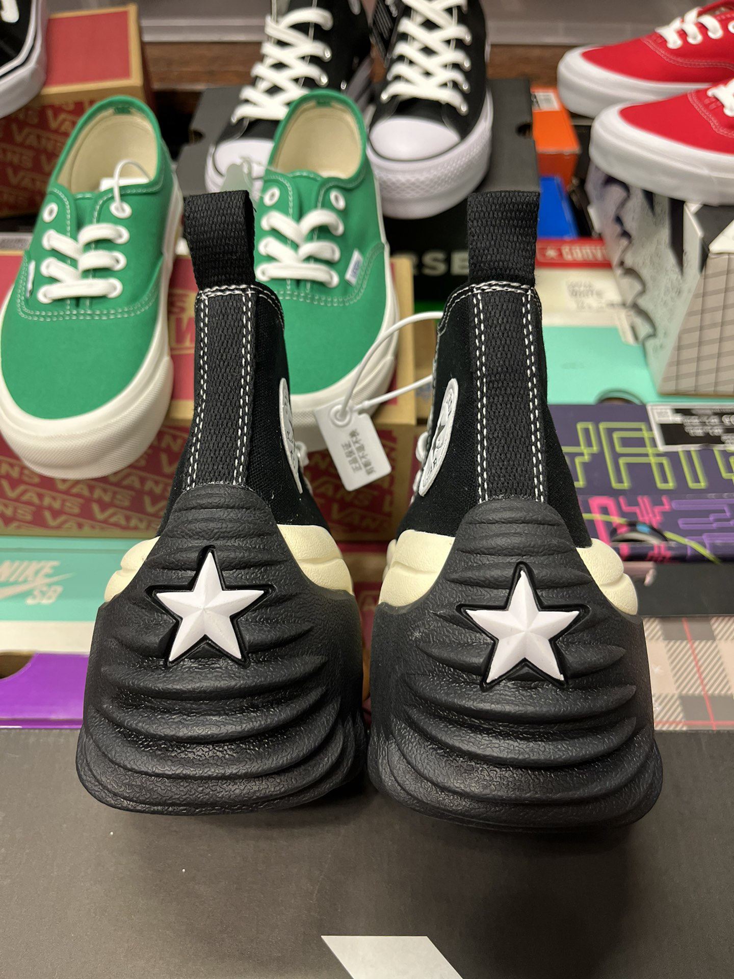 Converse Run Star Motion Platform High-Top Sneakers Black