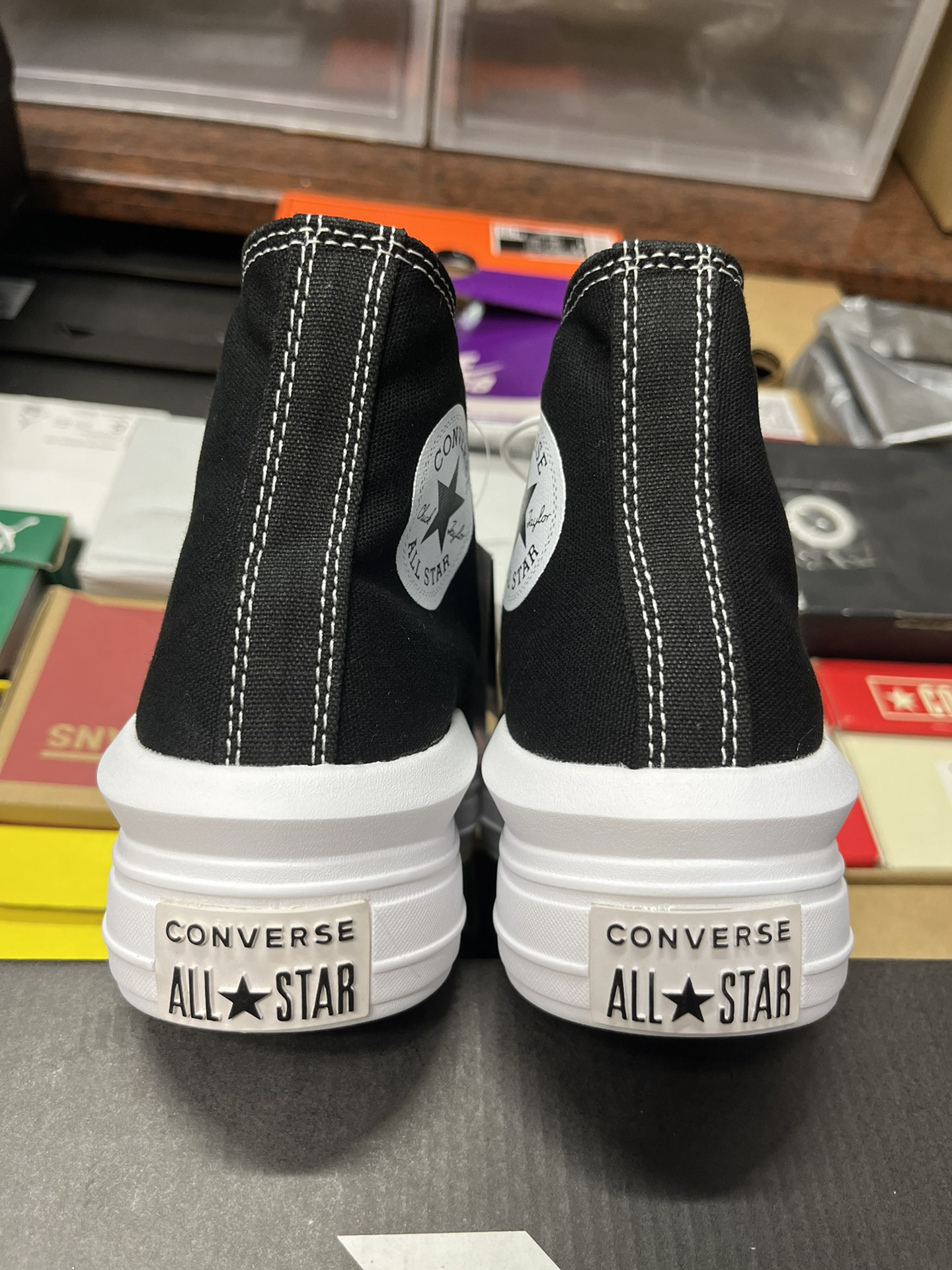 Converse Chuck Taylor All Star Move Platform High-Top Sneakers Black
