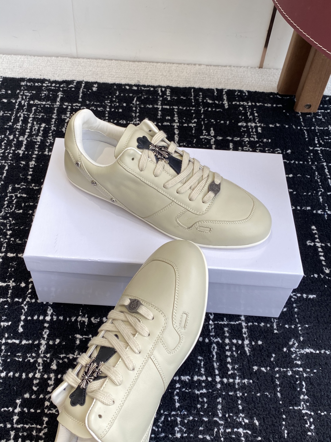 Other Retro Trainer Sneakers Beige