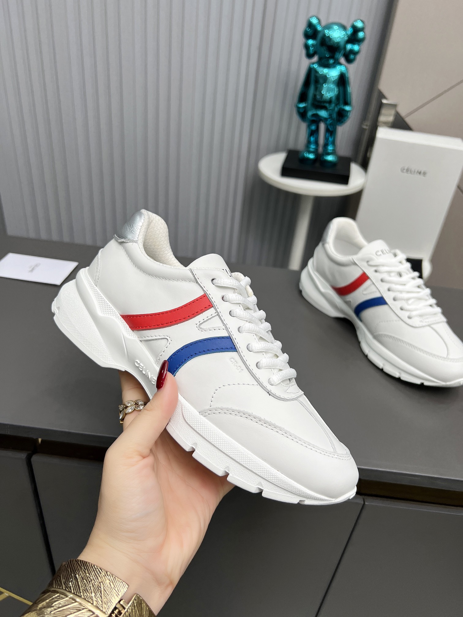 Celine Chunky Dad Sneakers Multicolor