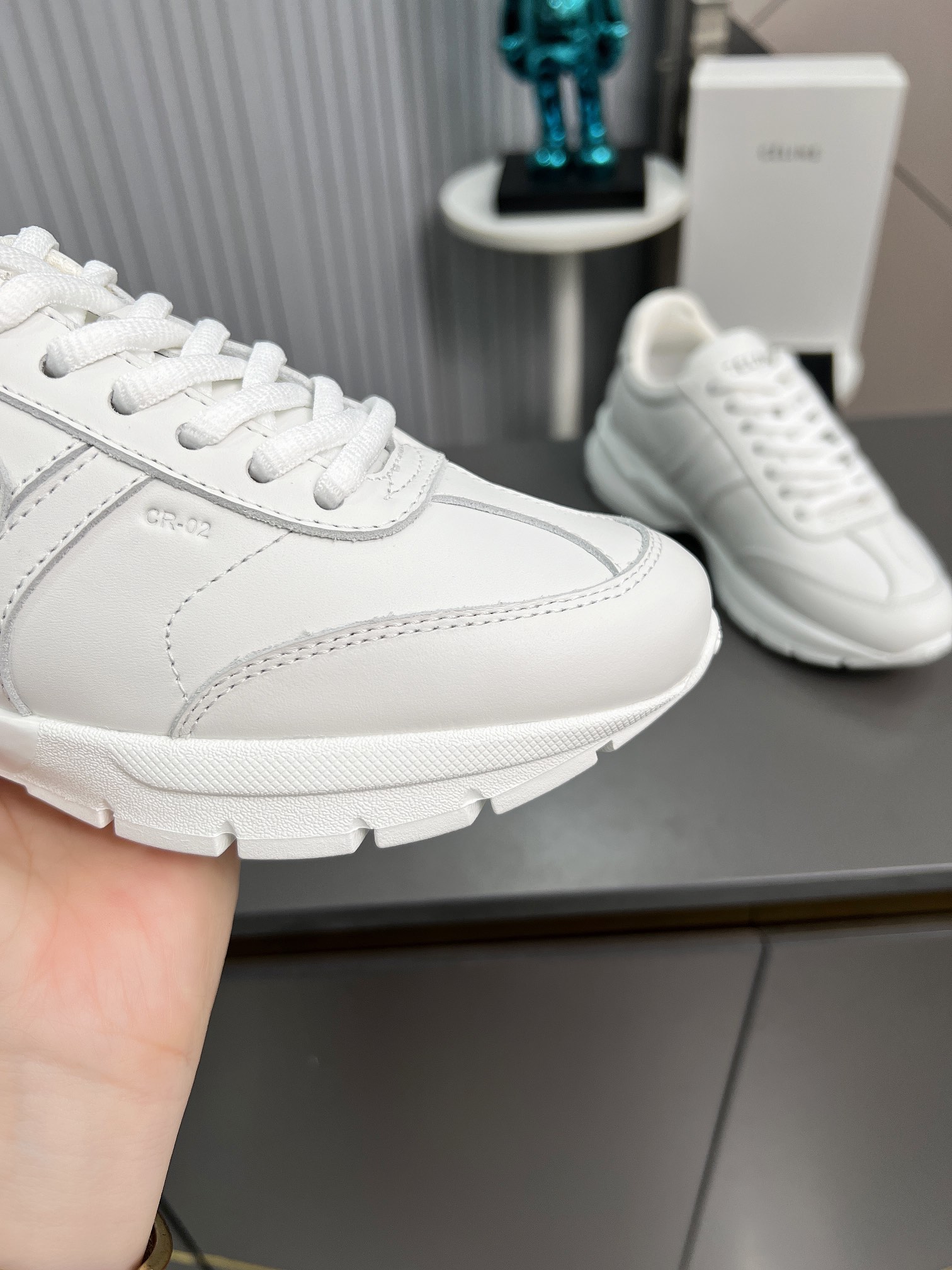 Celine Chunky Dad Sneakers White