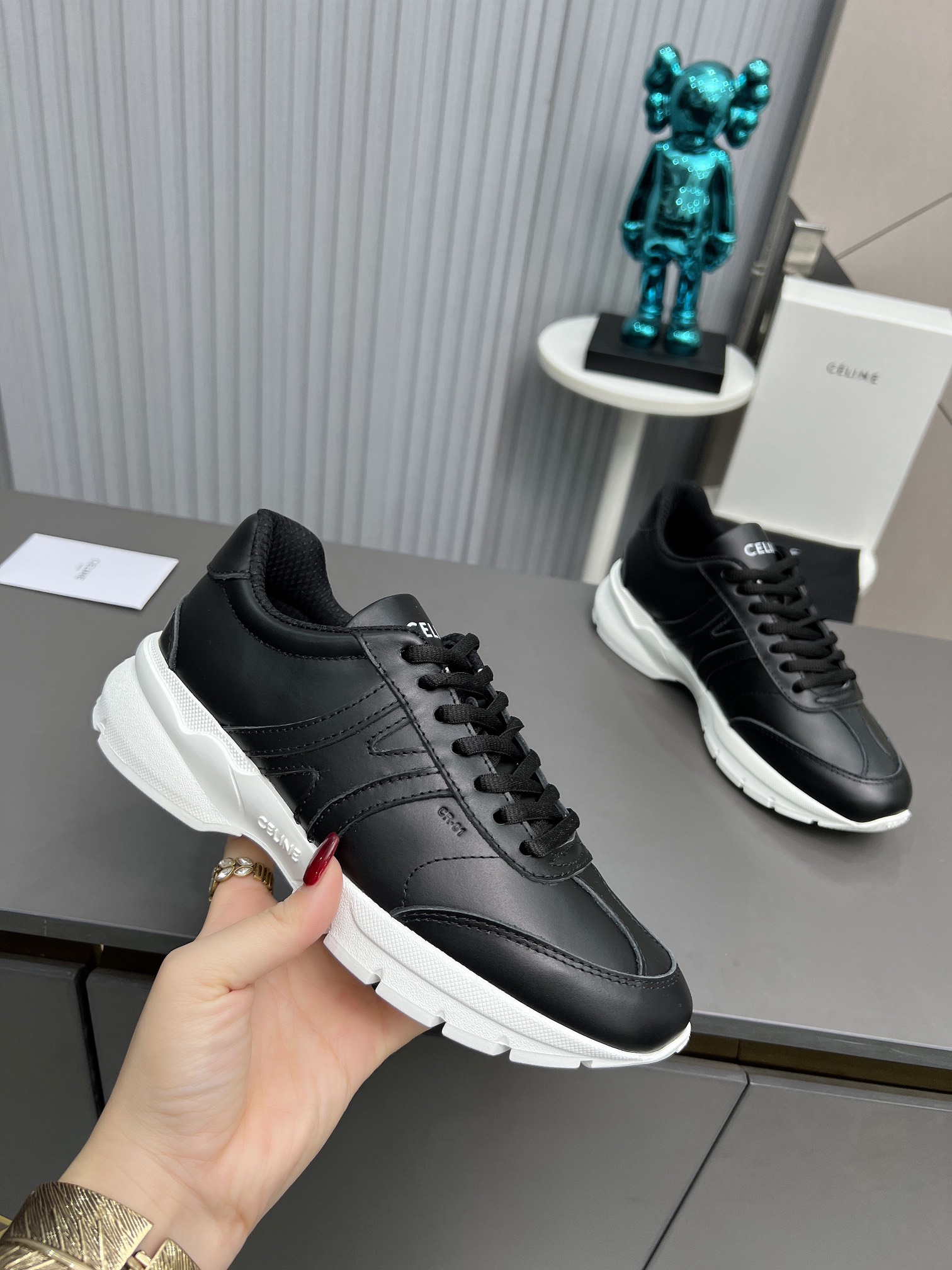 Celine CR-01 Dad Sneakers Black