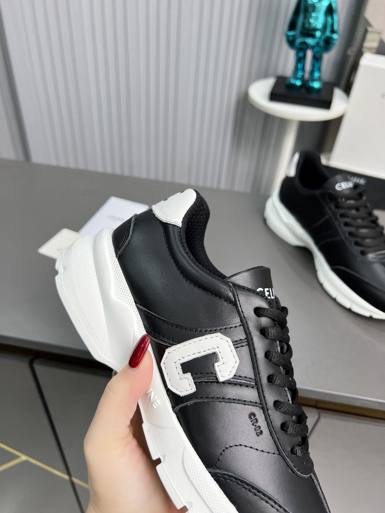 Celine Chunky Dad Sneakers Black