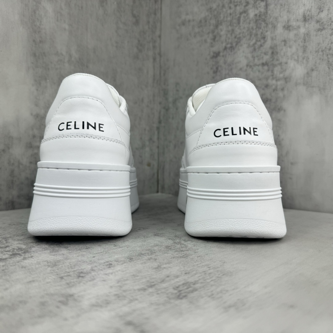 Celine Platform Sneakers White