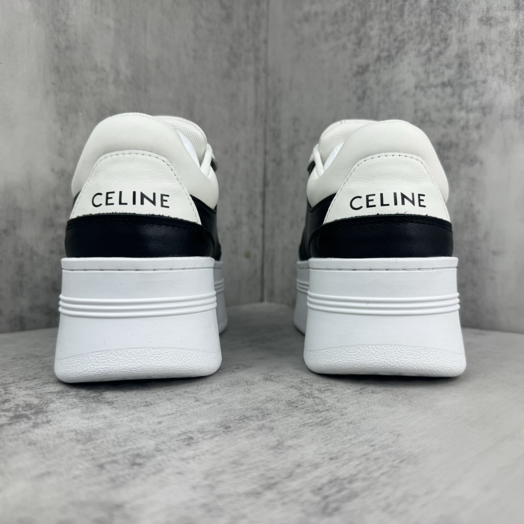 Celine Platform Sneakers White/Black