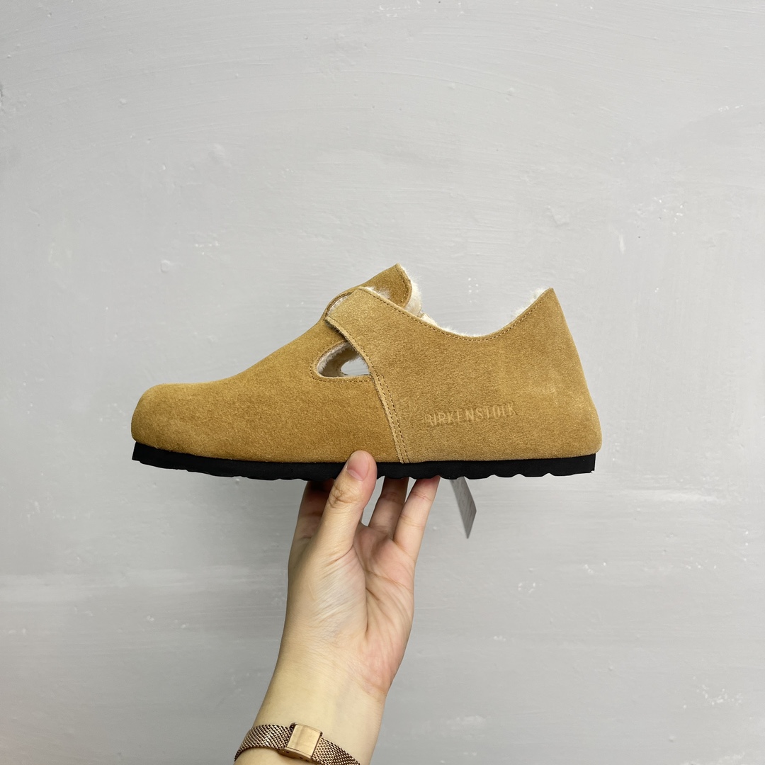 Birkenstock Fleece Lined Clog Taupe