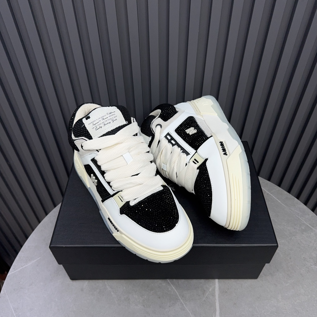 AMIRI Low-Top Sneakers Black/White