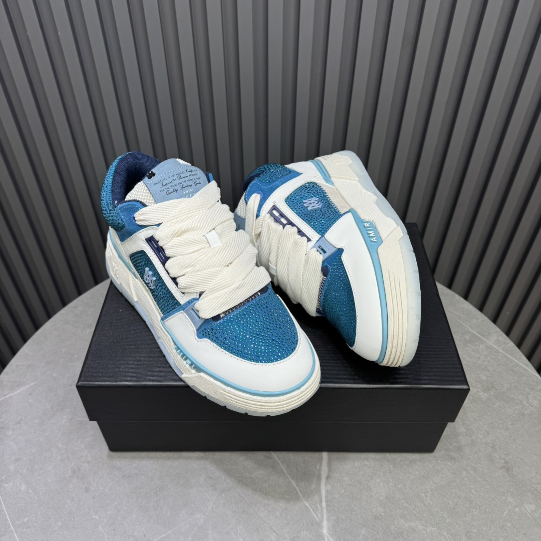 AMIRI Skel Top Low Sneakers Blue