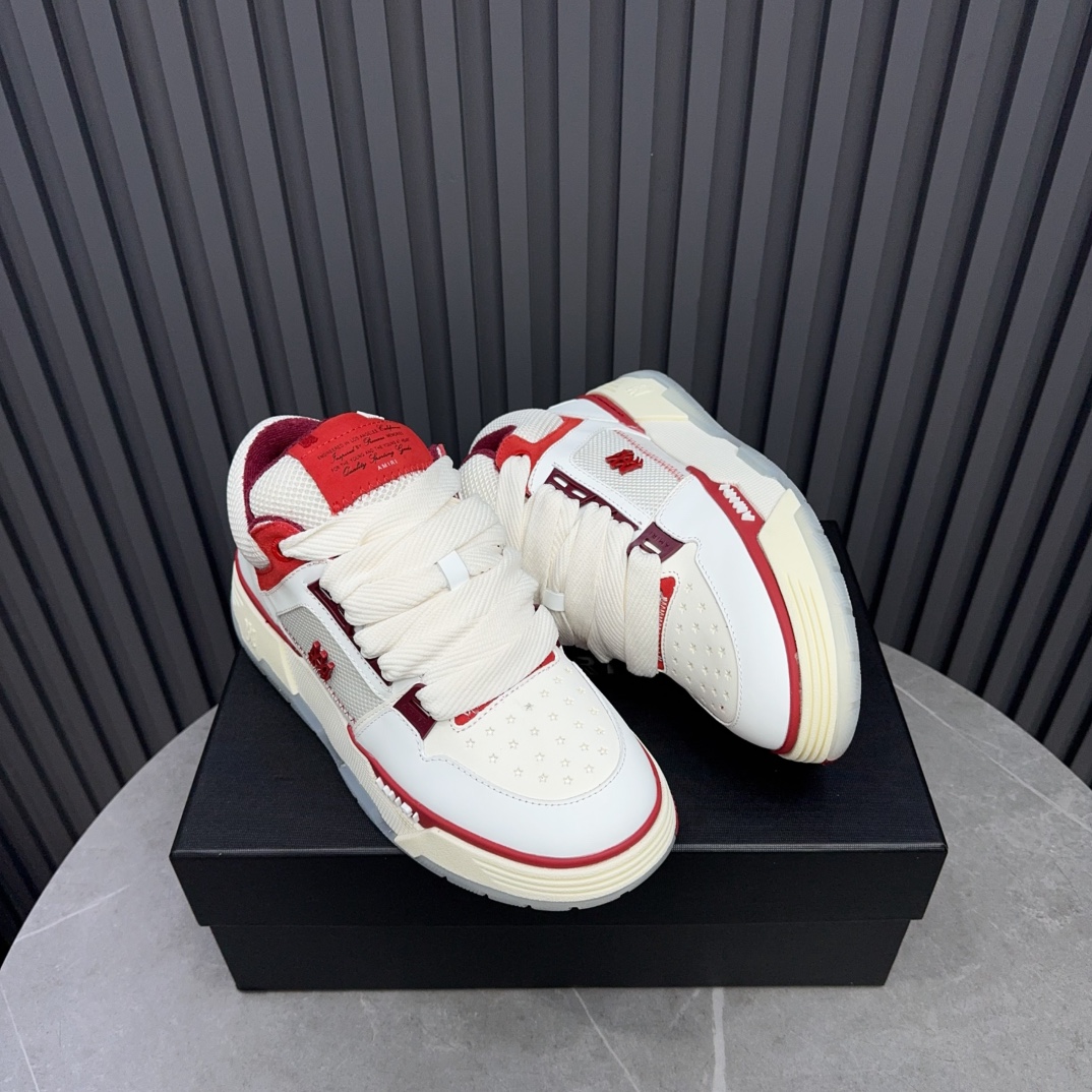 AMIRI Low-Top Sneaker White/Red