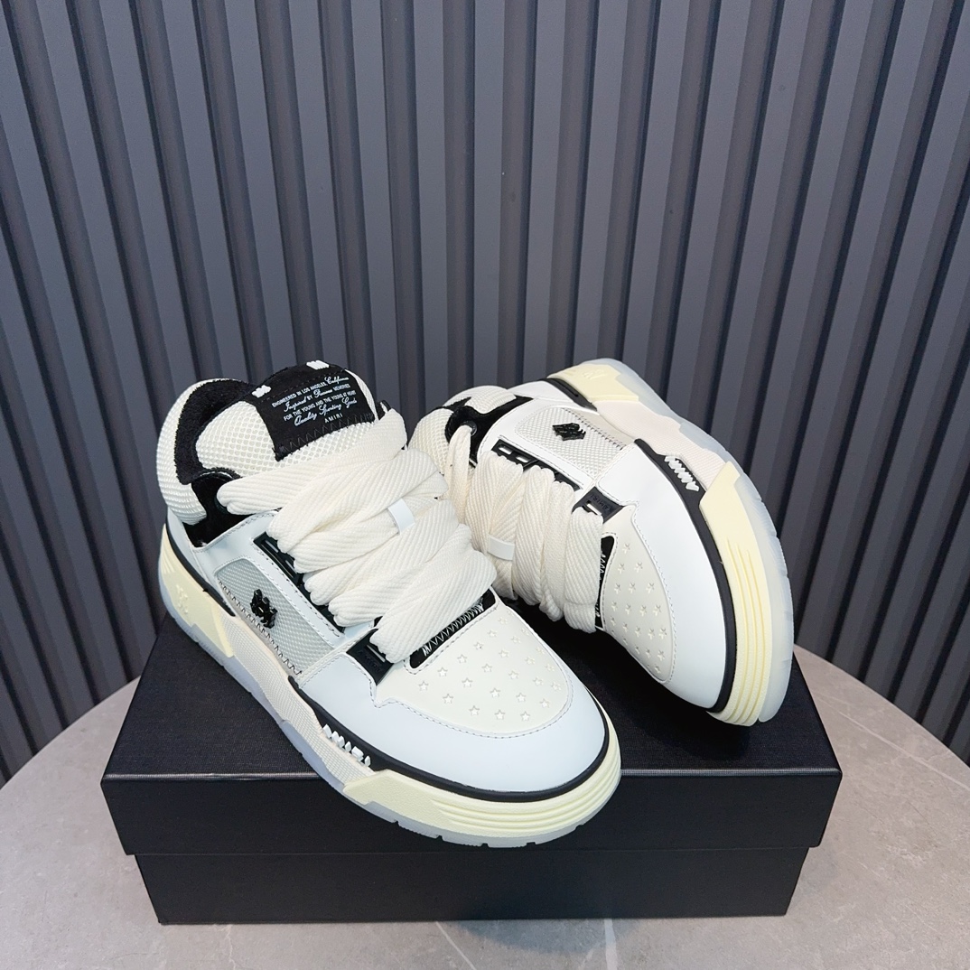 AMIRI Low-Top Sneakers White/Black