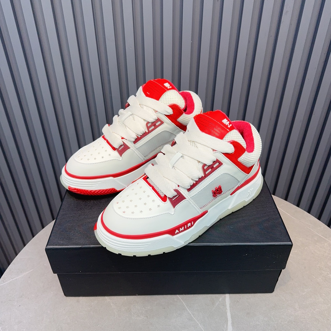 Amiri Low-Top Sneakers White/Red