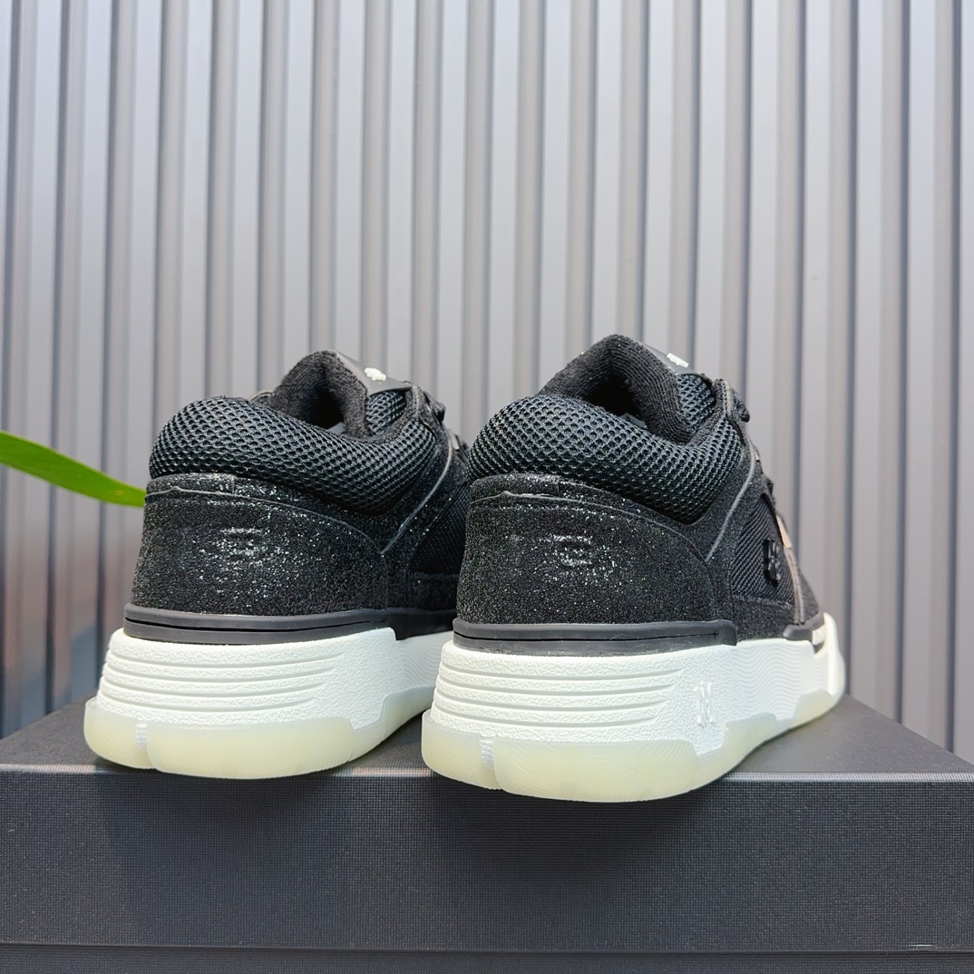 AMIRI Glitter Low-Top Sneakers Black