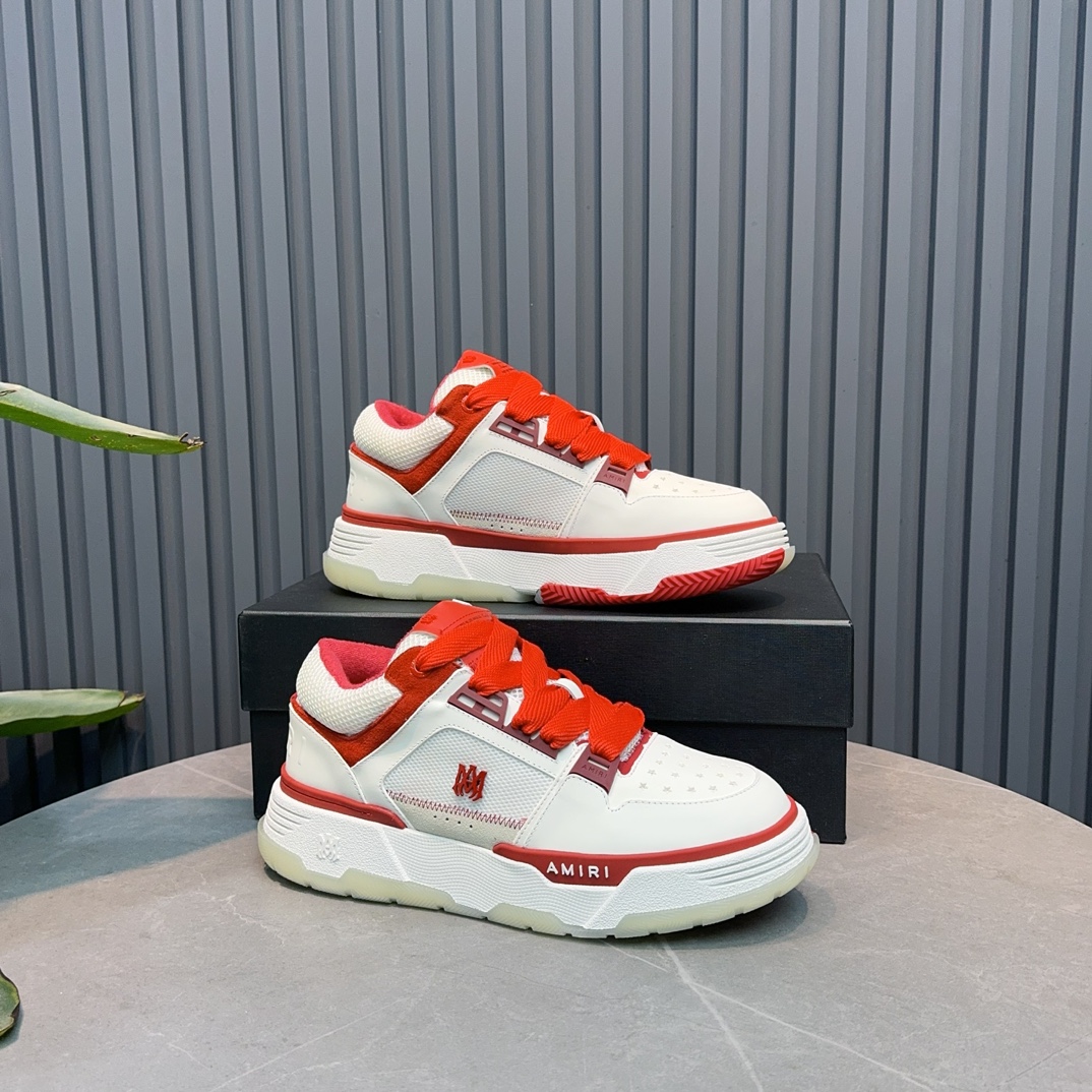 AMIRI Low-Top Sneaker Red/White