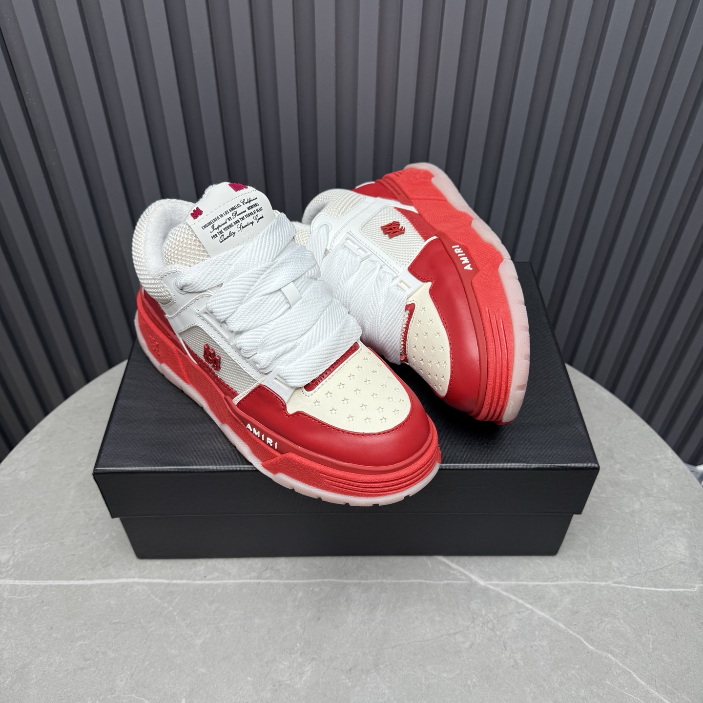 Amiri Low-Top Sneakers Red
