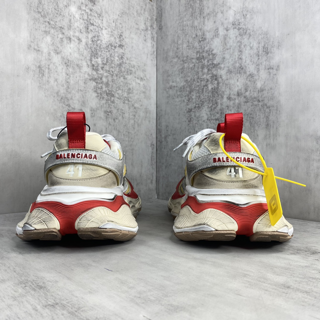 Balenciaga Cargo Sneaker White Red