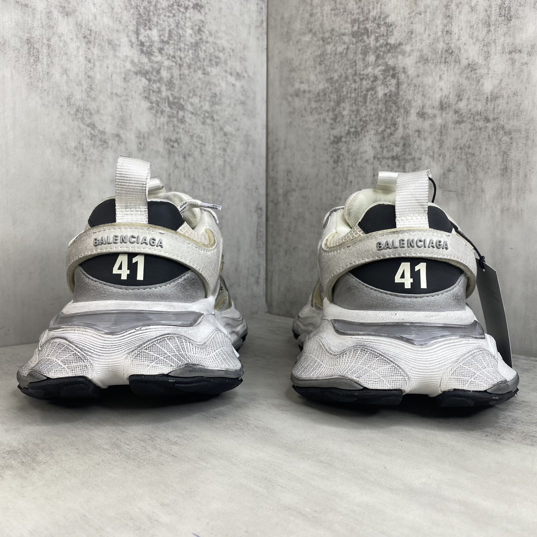 Balenciaga Cargo Runner Sneakers White
