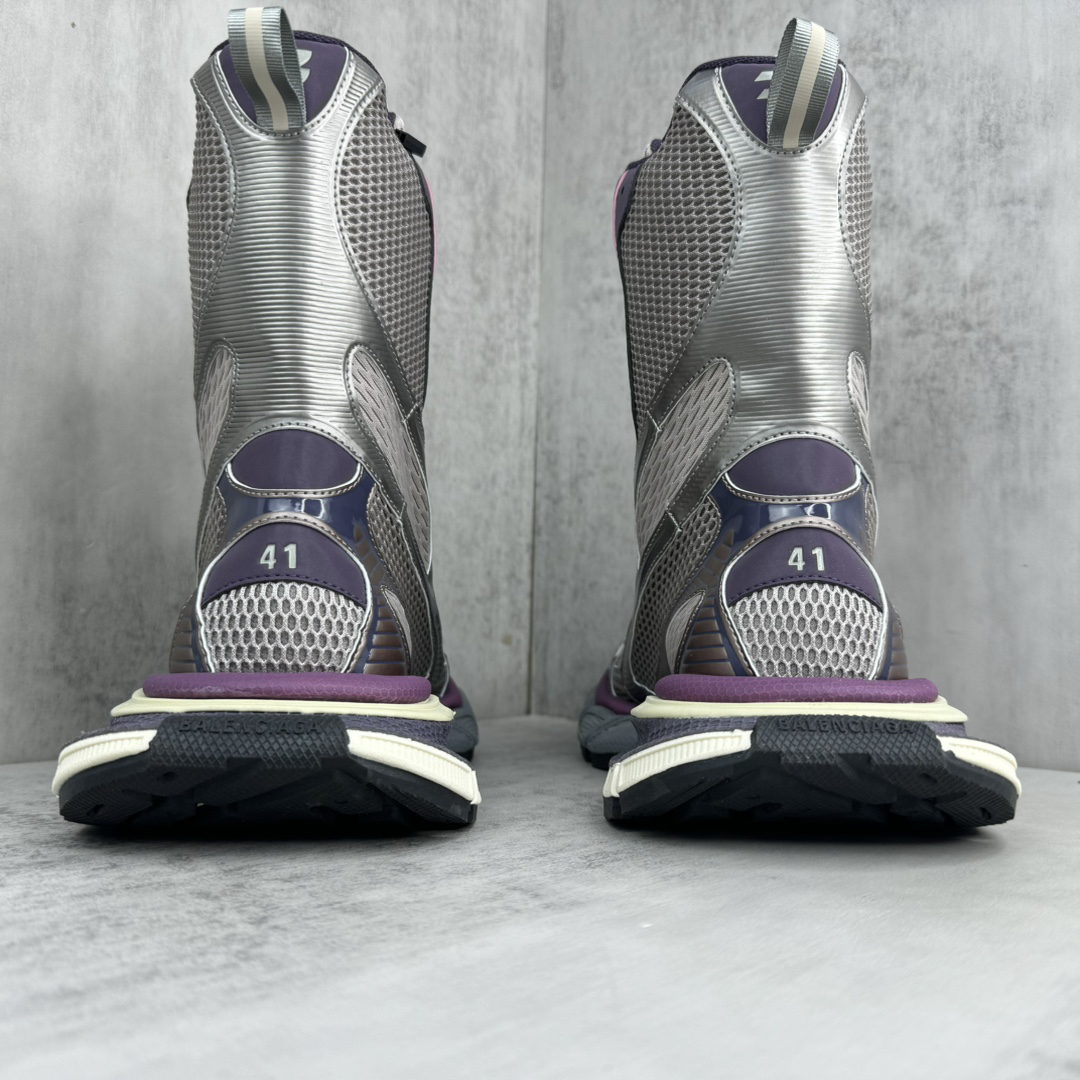 Balenciaga 5XL High-Top Sneakers Purple