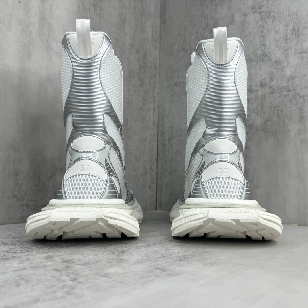 Balenciaga 5XL High-Top Sneakers White/Silver