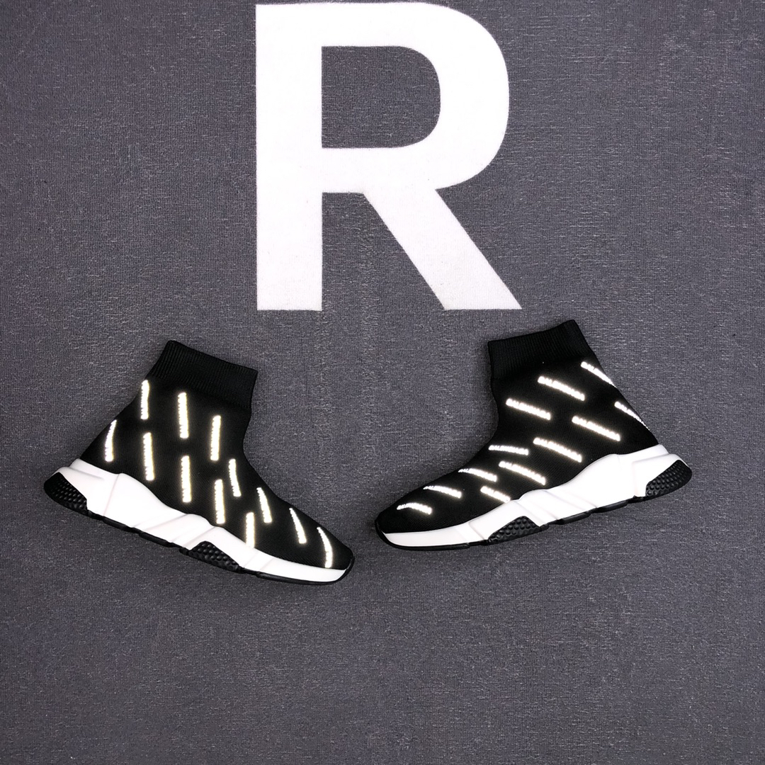 Balenciaga Speed Sock Sneaker Black/White