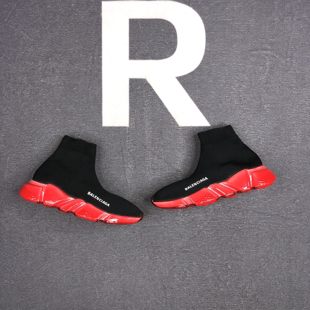 Balenciaga Speed Sock Sneakers Black/Red