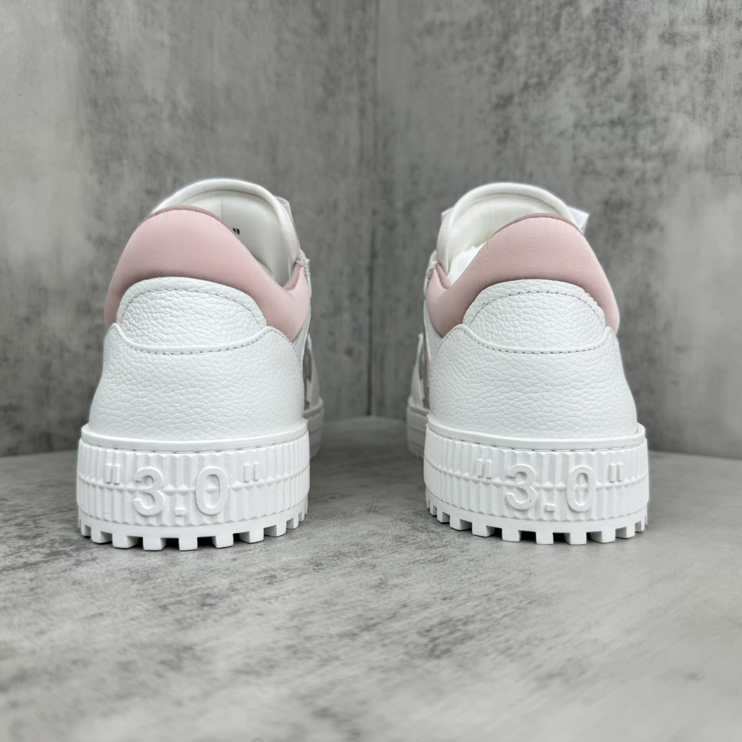 Off-White Low Vulcanized Sneakers White/Pink