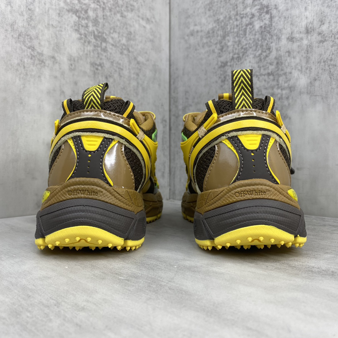 Off-White CO V Runner Sneakers Yellow/Green