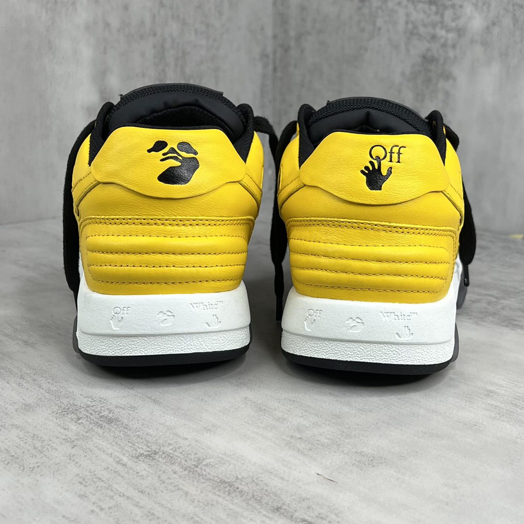 Off-White Low-Top Sneakers Black/Yellow