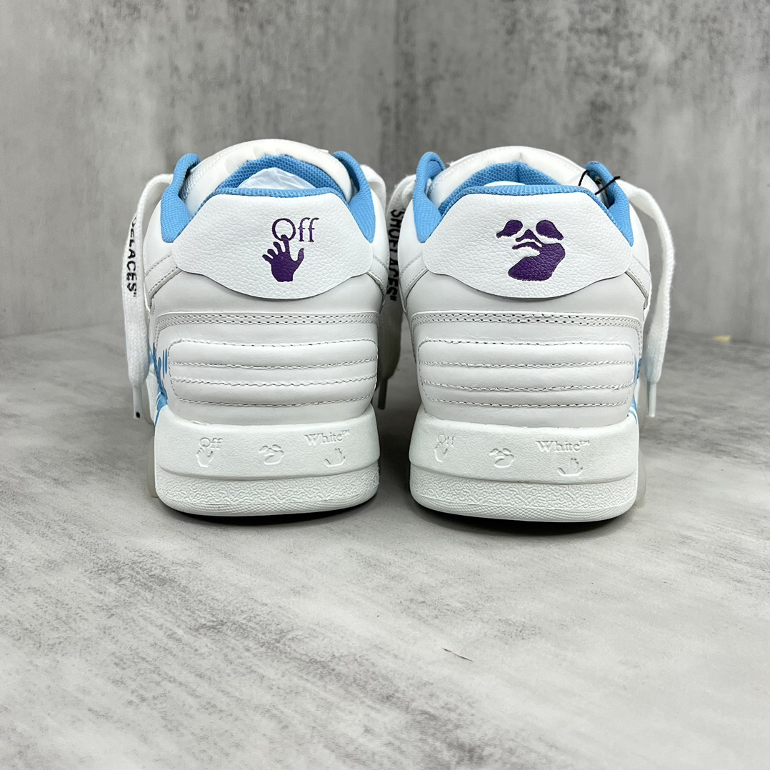 Off-White Low-Top Sneakers White/Blue