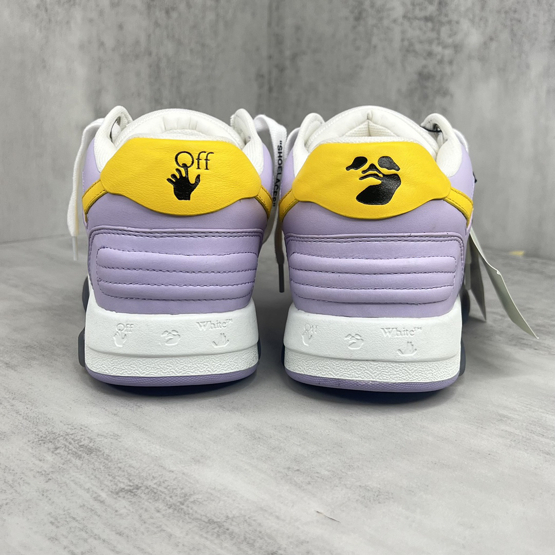 Off-White Low-Top Sneakers Purple/White/Yellow