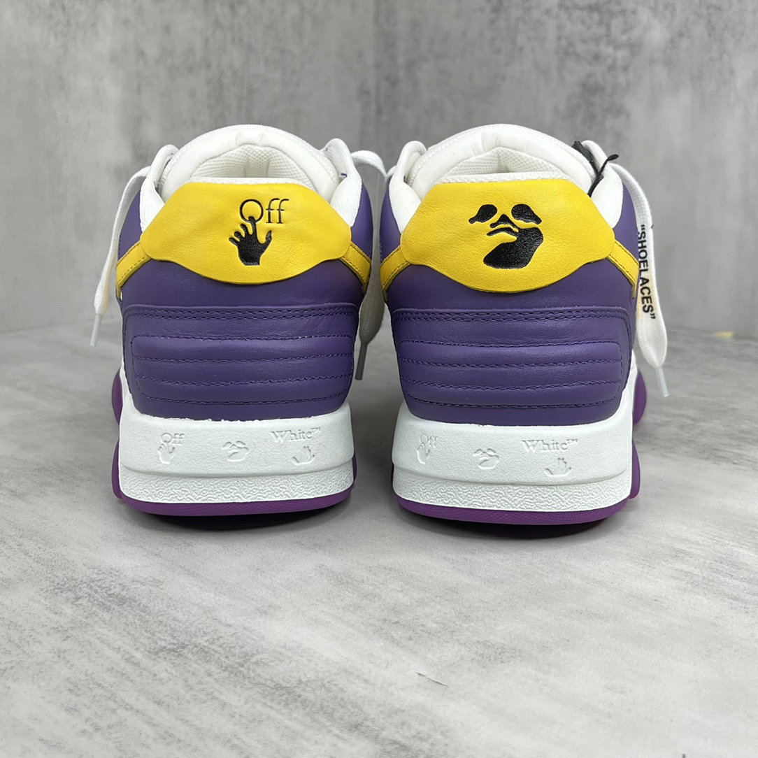 Off-White Low-Top Sneakers Purple/White/Yellow
