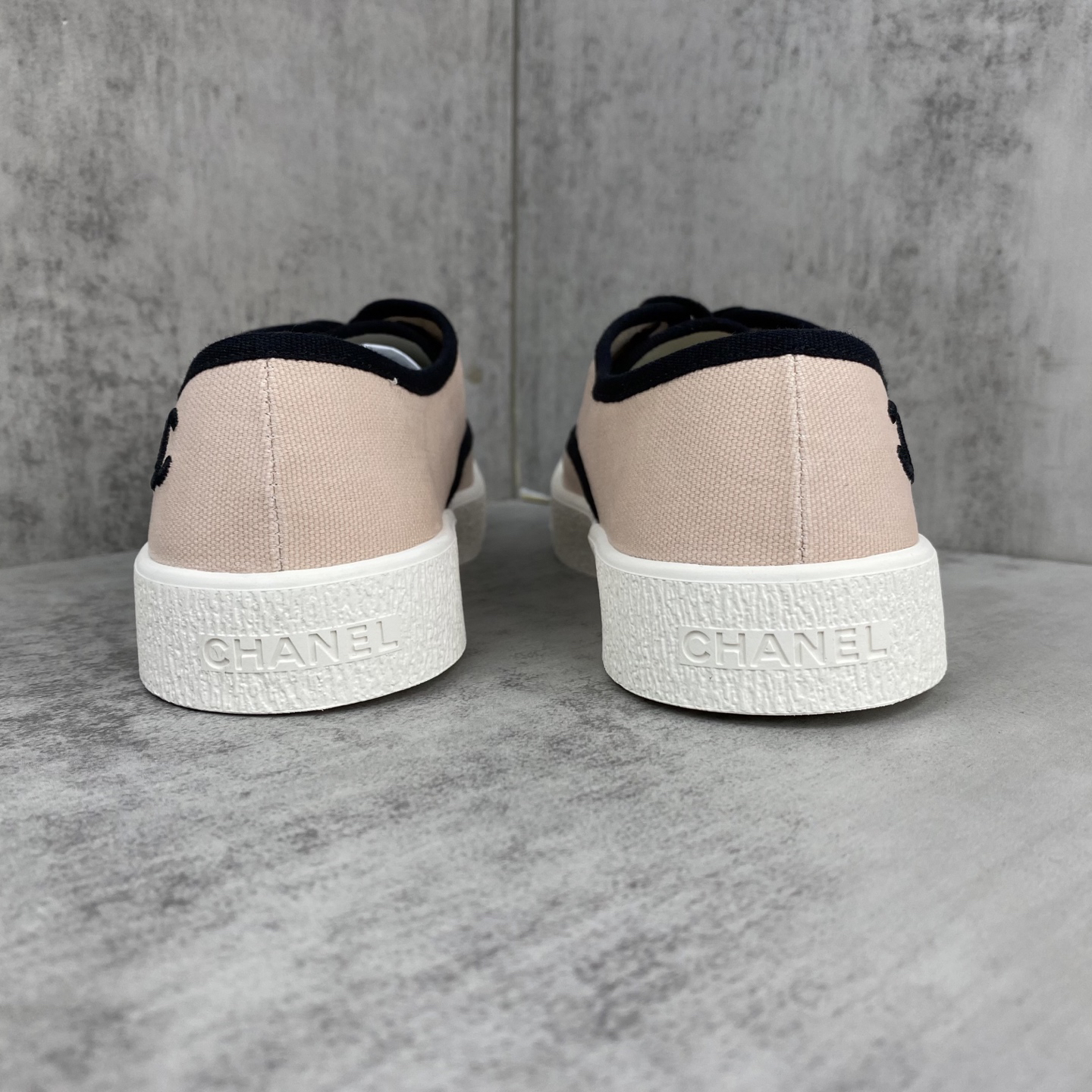Chanel Vintage Canvas Sneakers Pink