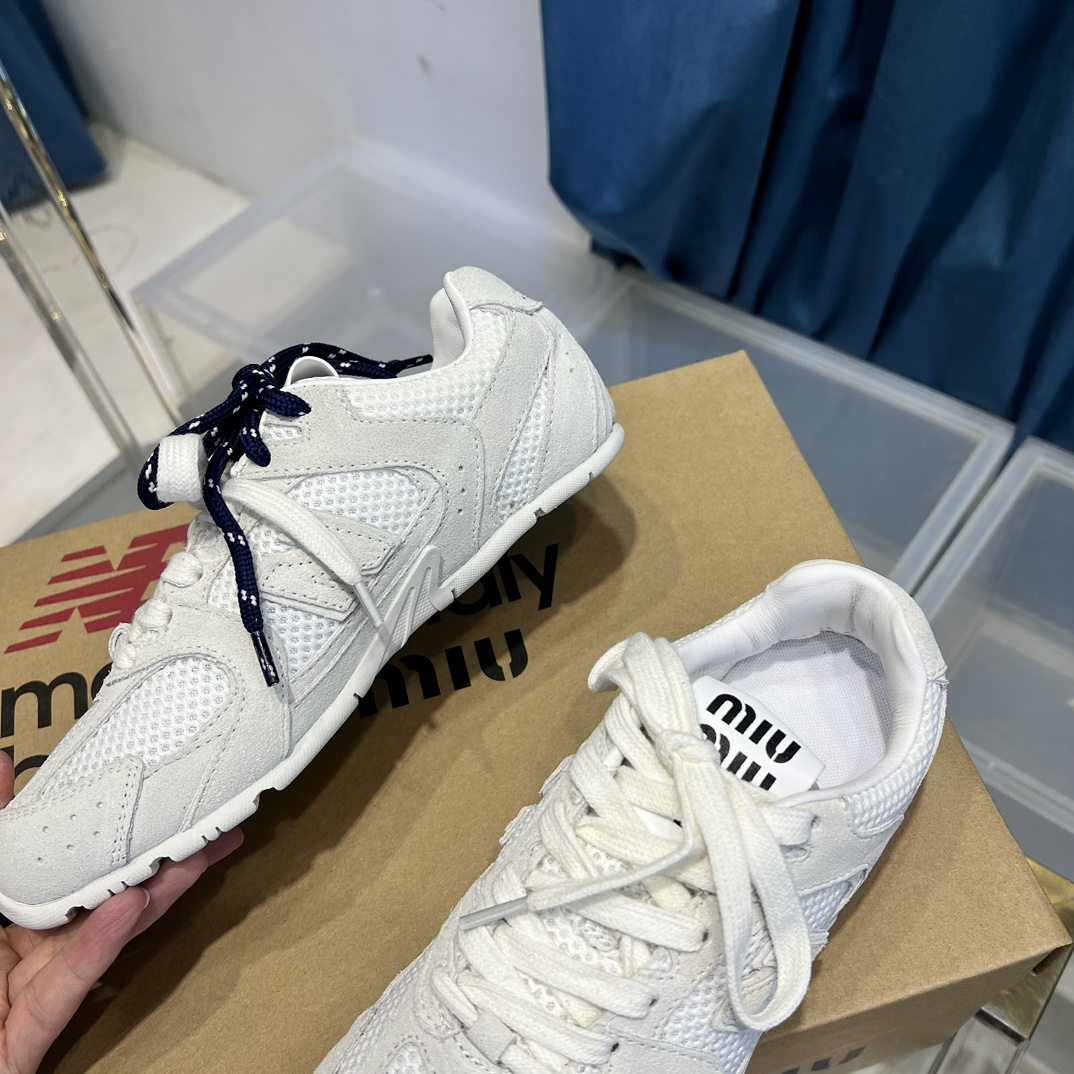 Miu Miu x New Balance 530 Sneakers White