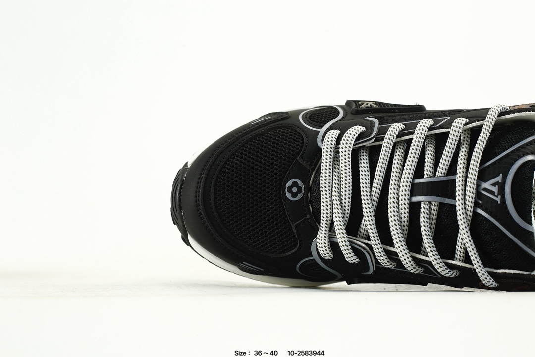 Louis Vuitton Trainer Low Sneakers Black/Brown