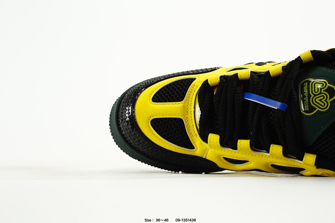 Louis Vuitton Trainer Low Sneaker Black Yellow