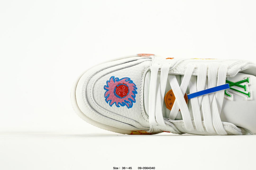 Louis Vuitton Trainer Low Sneaker White Multi