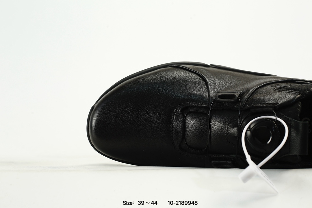 ECCO Breathable Leather Casual Shoes Black
