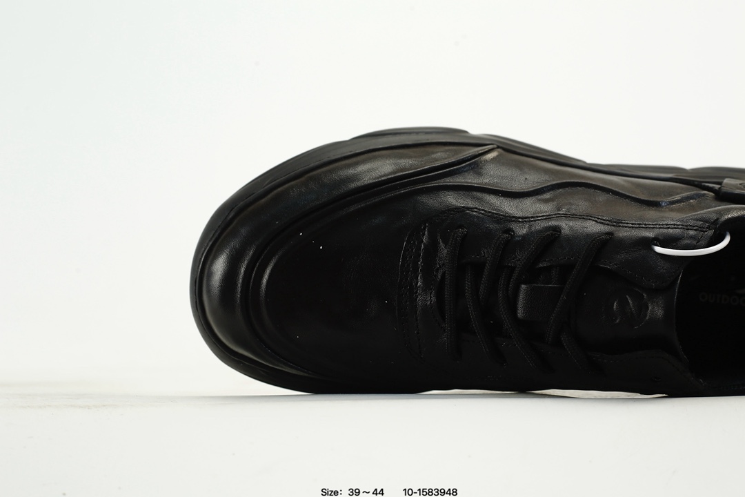 Ecco Men's Breathable Lace-Up Sneakers Black