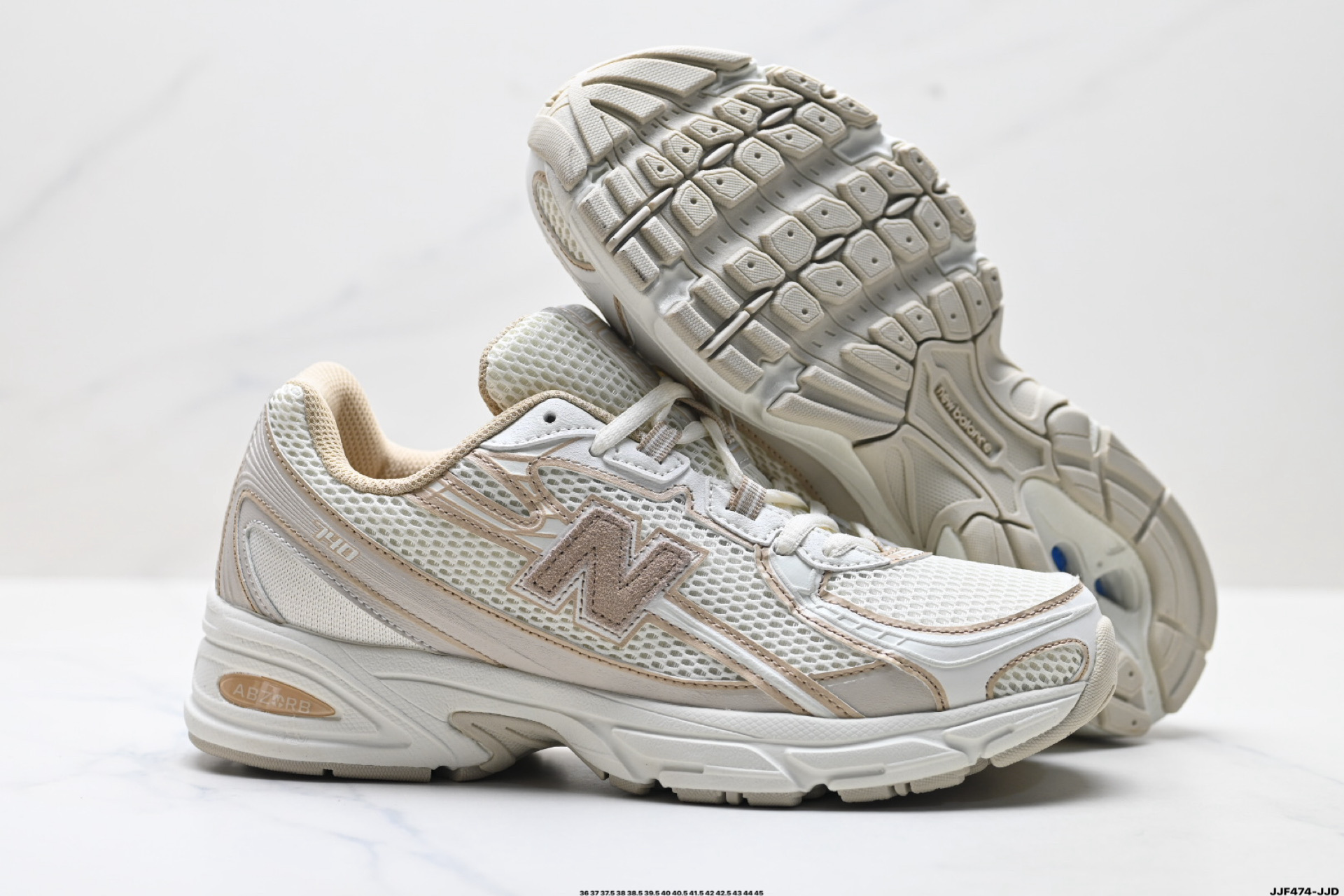New Balance 740 Retro Runner White/Beige