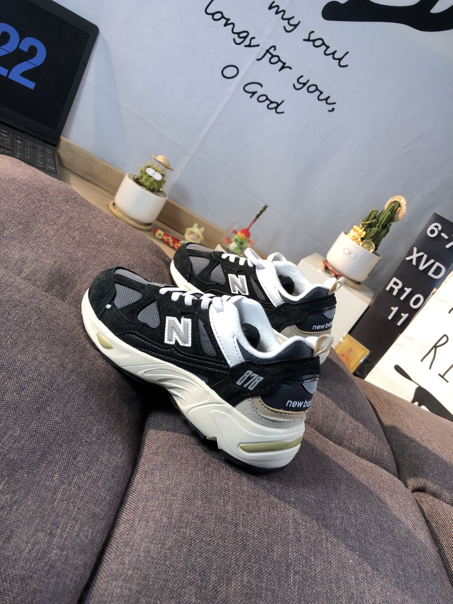 New Balance 878 Kids Sneakers Black