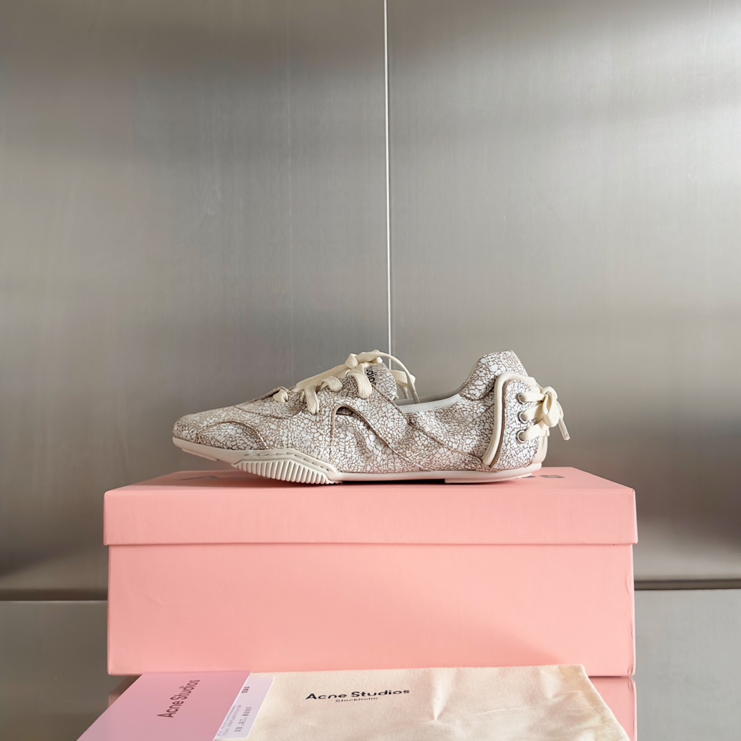 Acne Studios Denim Ballet Sneakers White